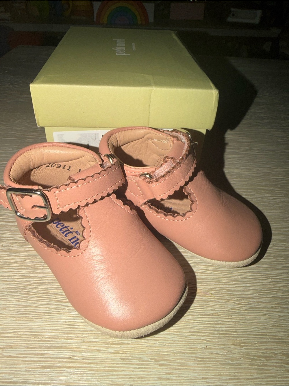Petit Nord Copenhagen Pink Baby Shoe size EU18/US3k/UK 2k - Picture 6 of 9